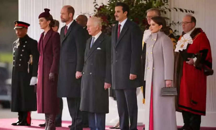 Qatar Amir Receives Warm Welcome in Britain