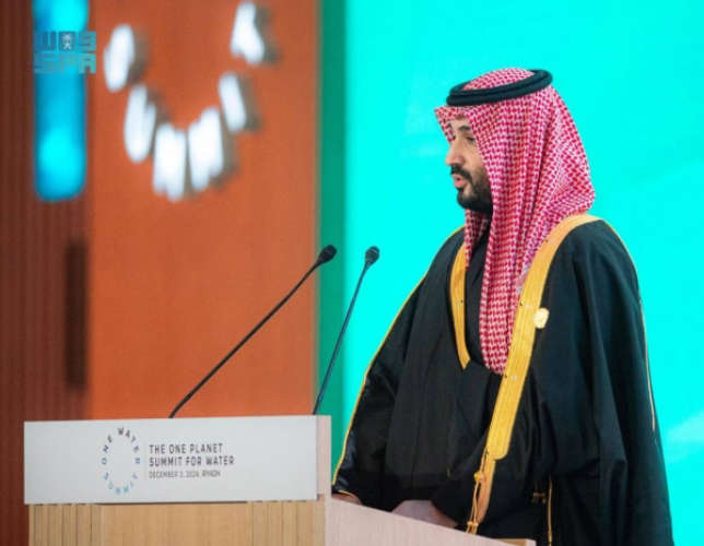 Saudi Crown Prince wants joint projects to be developed to ensure sustainable water resources