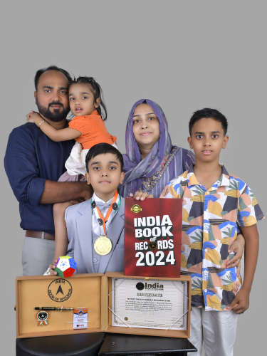 Akhil Muhammad became the fastest kid to solve Megamins Cube