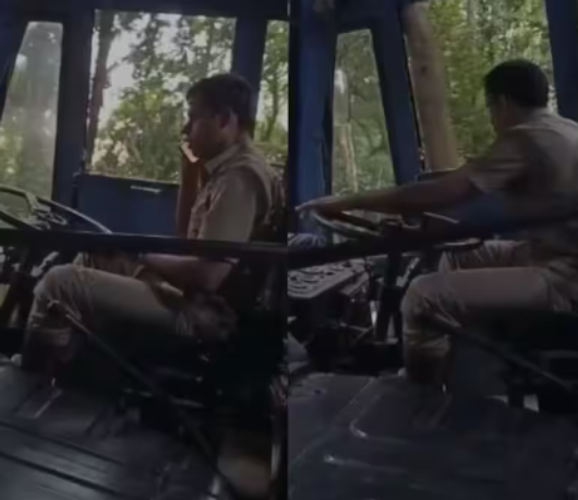 KSRTC drivers recklessness at Thamarassery pass The footage of the driver calling the phone and driving is out