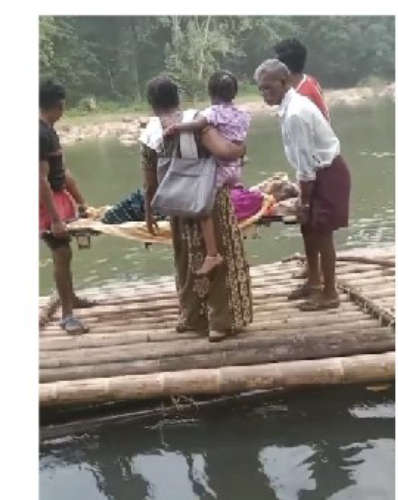A life of hell for around 100 tribal families who lost their homes in the flood