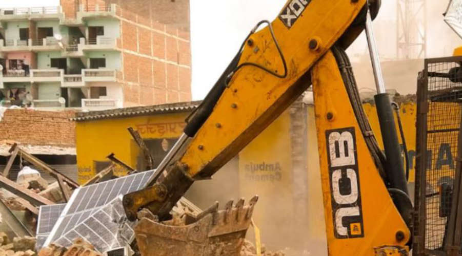 Bulldozer Action Resumes in Uttar Pradesh Buildings Demolished Amid Controversy12