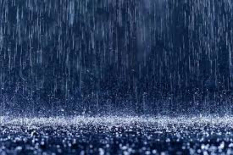 Chance of rain with isolated thunderstorms