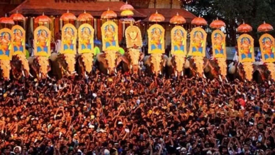 Thrissur Utsavaraksha Sangamam Defies High Court Order on Elephant March Fireworks