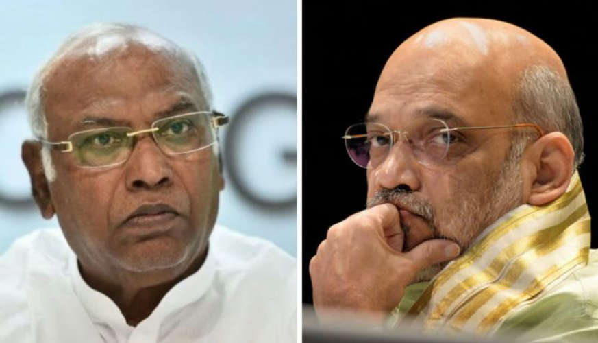 Mallikarjun gharke demands apology from Amit Shah