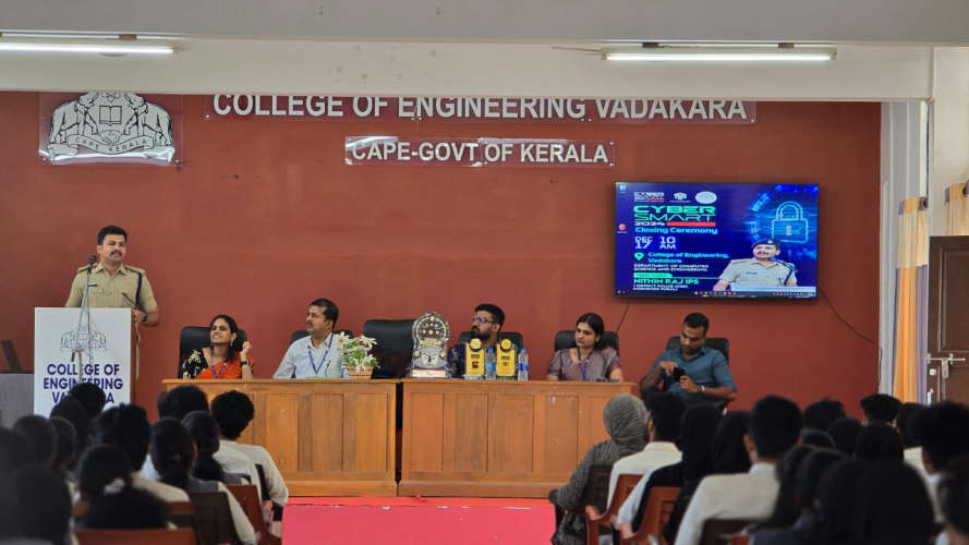 Cyber Smart 2024 Cybersecurity Awareness Program Concludes at Vadakara Engineering College