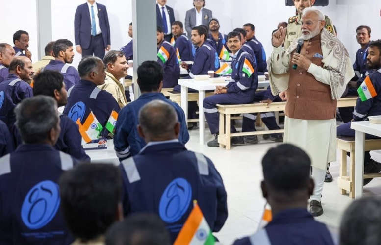 Modi Kuwait Visit Live  Modi visits labor camp in Kuwait