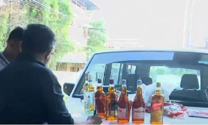 Vigilance Raid at Excise Office Yields Liquor Cash and Christmas Cake