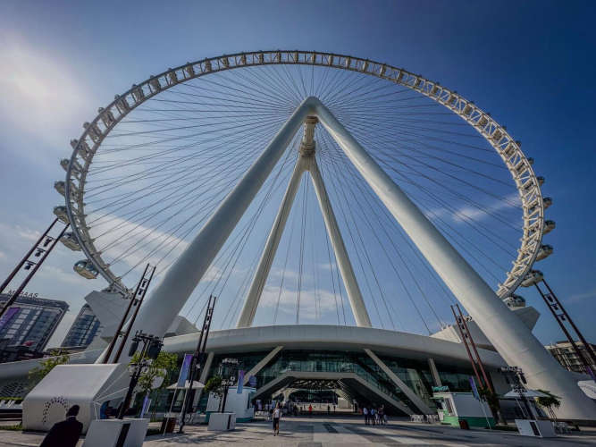 Ain Dubai reopens FLOW OF VISITORS