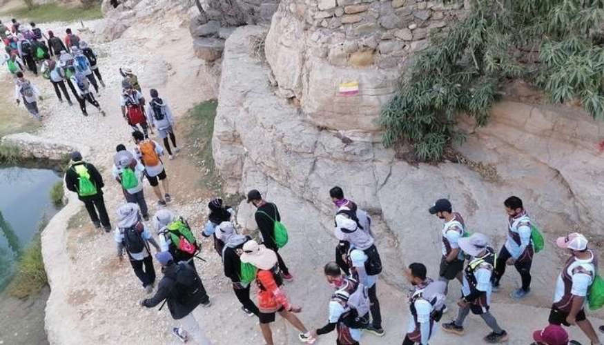 51km mountain hike from Wadi Bani Khalid 