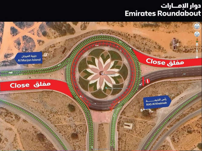 Traffic Restrictions in Ras Al Khaimah Tomorrow Ahead of New Years Celebrations