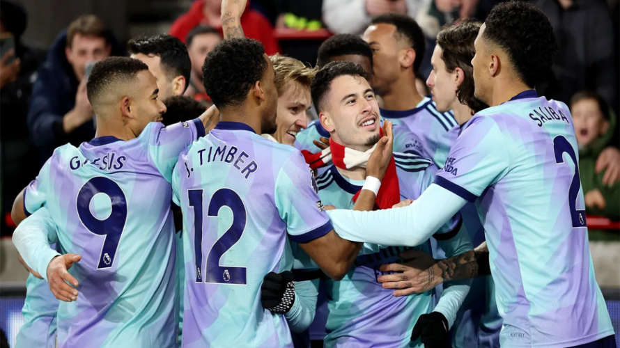 Arsenal continue the chariot race in the new year Advance to second place