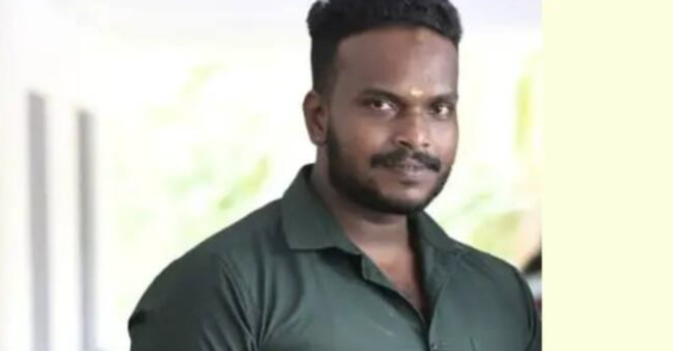 RSS worker arrested for destroying CPM flag poles