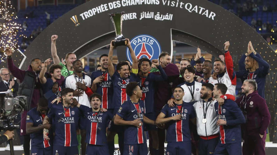 PSG coronation in Qatar Defeated Monaco by a one-sided goal