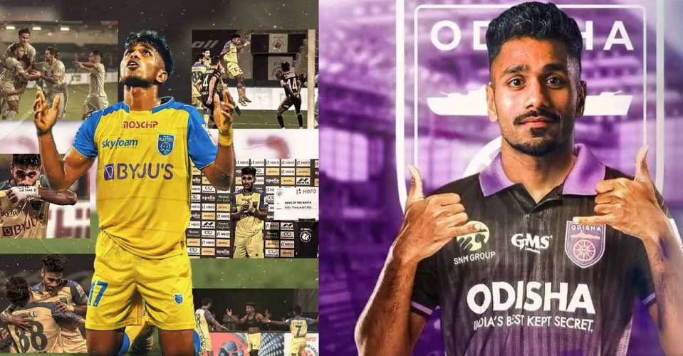 Kerala Blasters winger Rahul KP has joined Odisha FC on a permanent deal