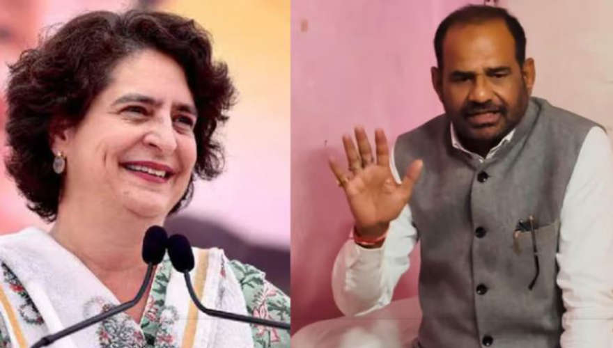 Ramesh Bidhuri said nothing about his cheeks Priyanka reacts to the BJP leaders anti-women remarks
