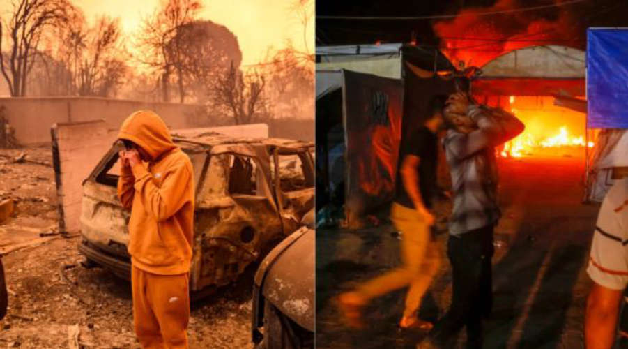 California Protests Erupt Over US Support for Israeli Actions in Gaza Amid Wildfires