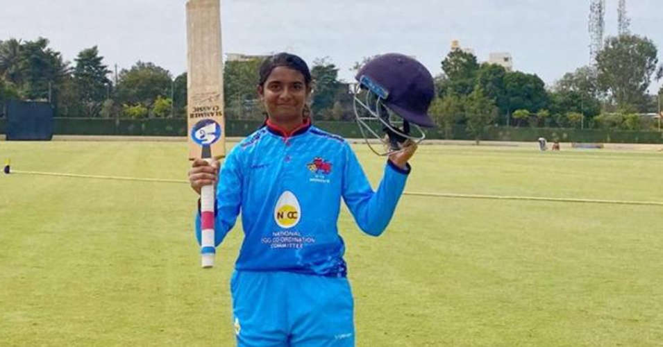 Ira Jadav score triple century in under 19 womens odi trophy