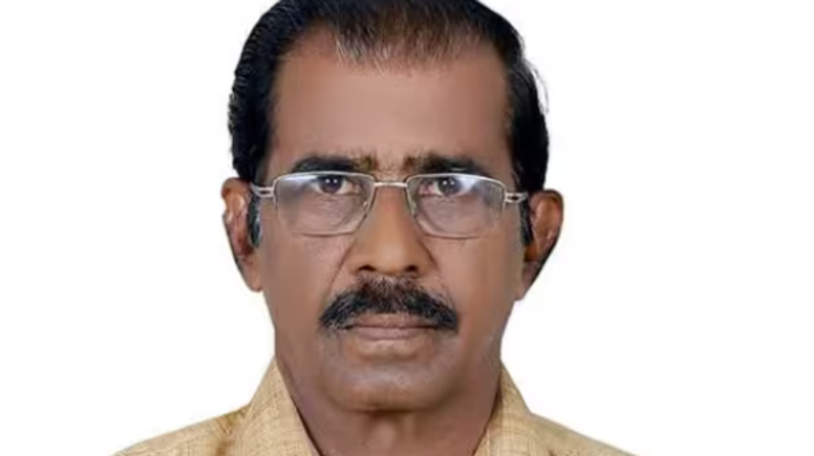 Alappuzha Congress leader dies after being hit by a private bus during his morning ride