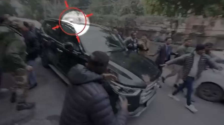 AAP Alleges BJP Workers Behind Attack on Kejriwals Convoy