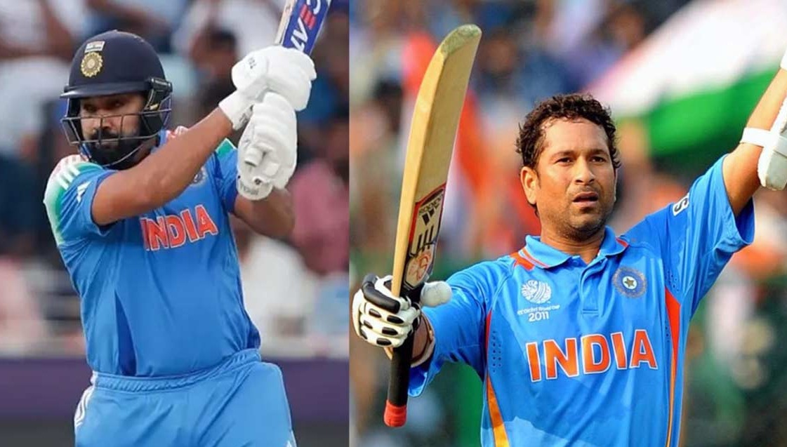 Rohit Sharma breaks Sachin Tendulkar record in odi