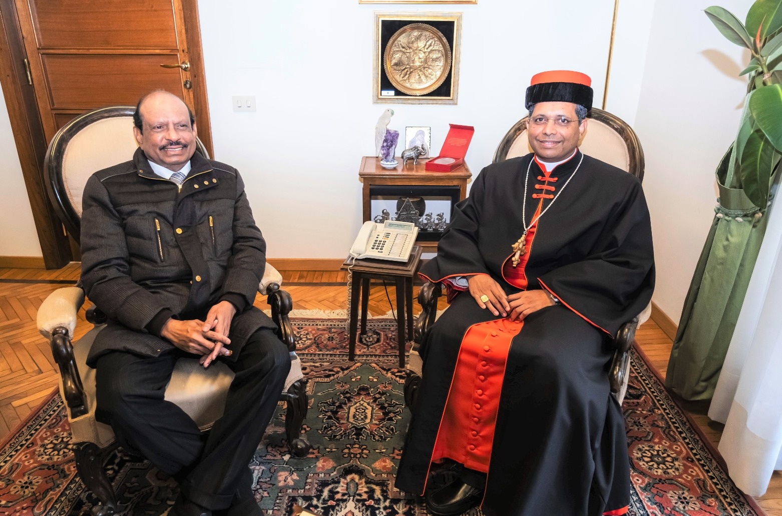 Cardinal Mar George Alencherry Visits MA Yusufali