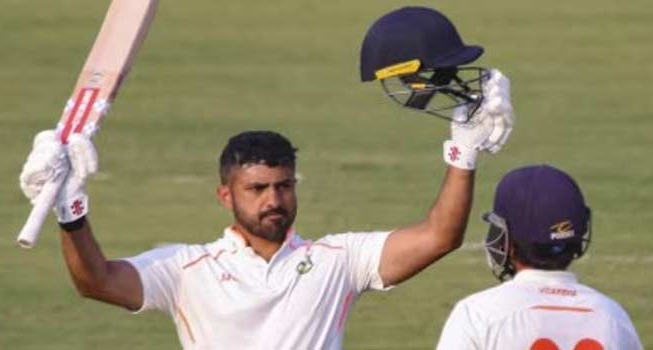 karun nair score century vs kerala in ranji trophy final