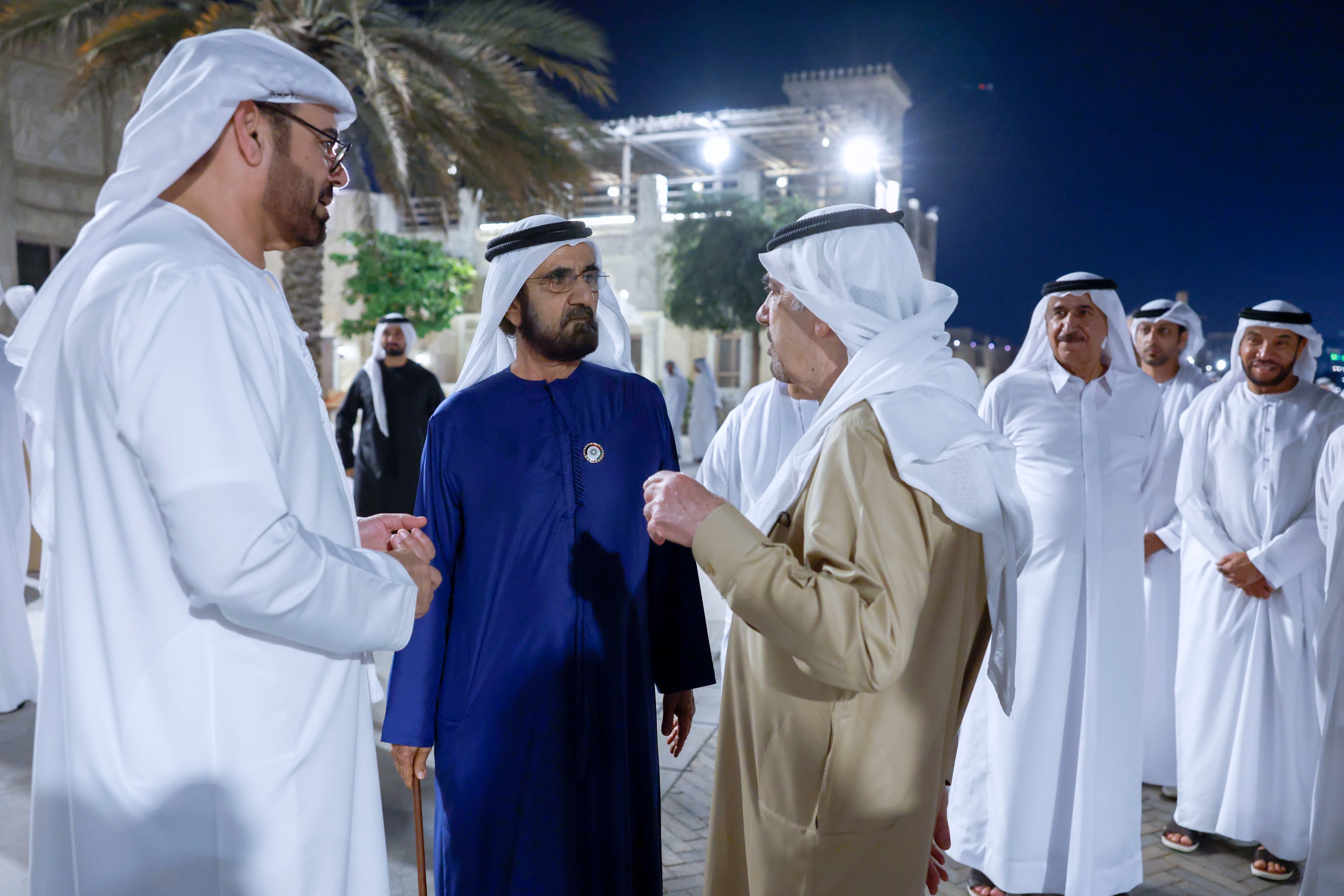 Sheikh Mohammed receives Ramadan well-wishers at Shindaga