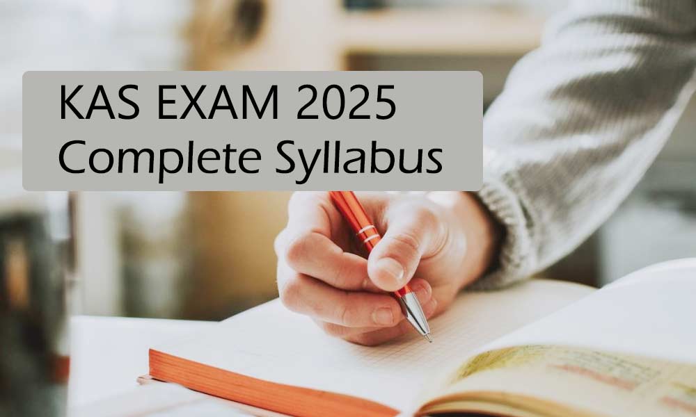 kerala administrative service kas exam 2025 complete syllabus know more
