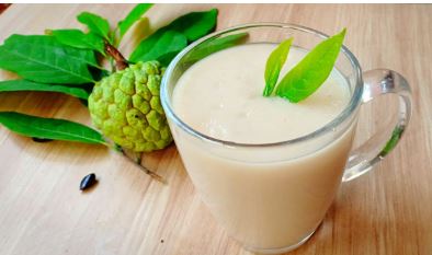 Custard apple juice can be prepared to quench thirst and relieve fatigue in the summer heat