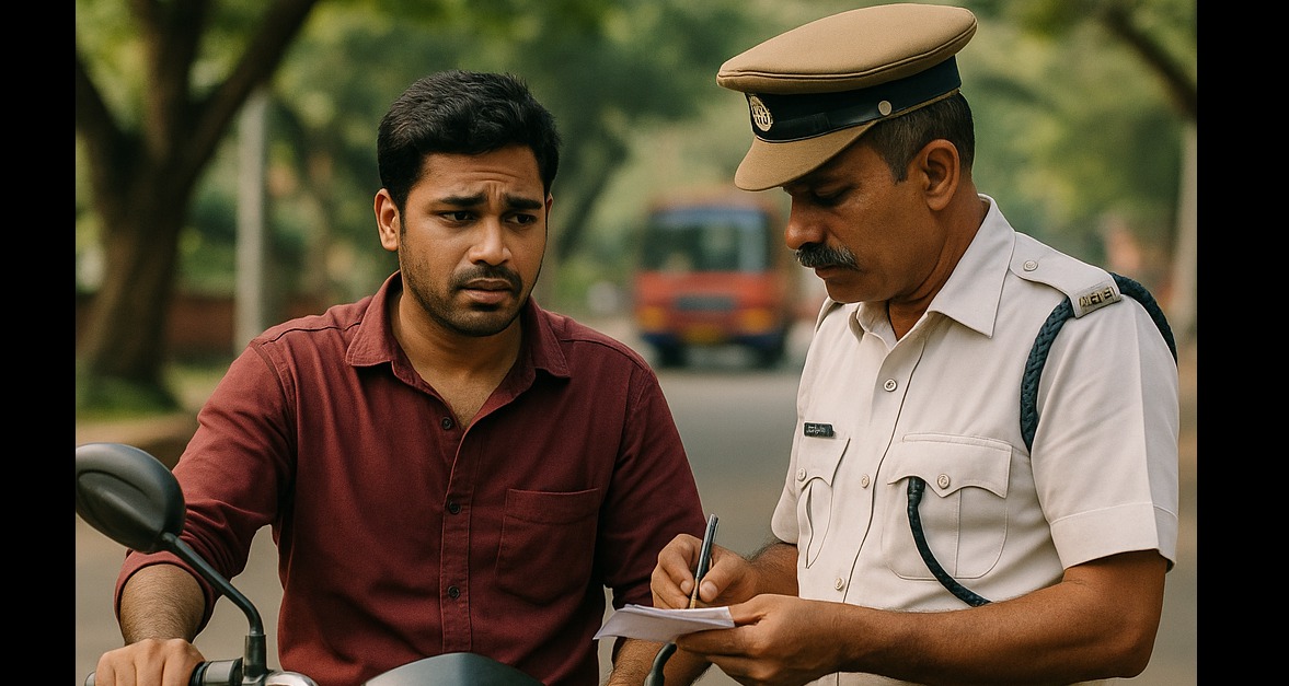 Rs 165 lakh fine for a bike worth Rs 1 lakh The villains number plate in the story
