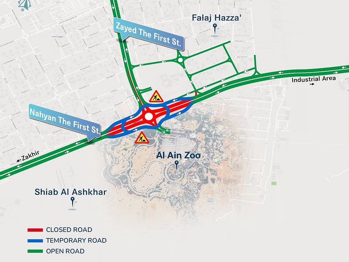 Nahyan The First Street (Zakhir Roundabout)