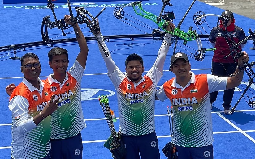 India Shines at Archery World Cup Gold for Mens Compound Team Silver for Women