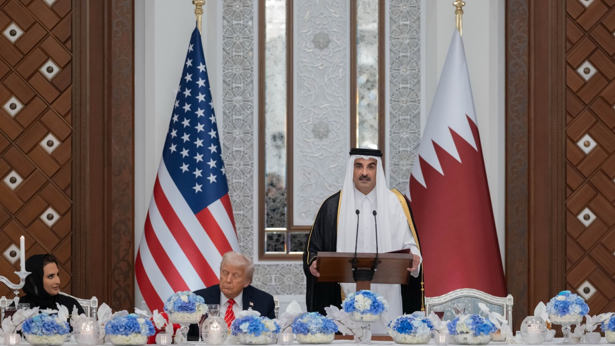 Amir hosts dinner banquet in honor of US President