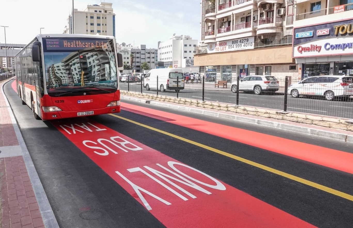Dubais RTA to add 6 new bus taxi lanes to cut travel time by 41