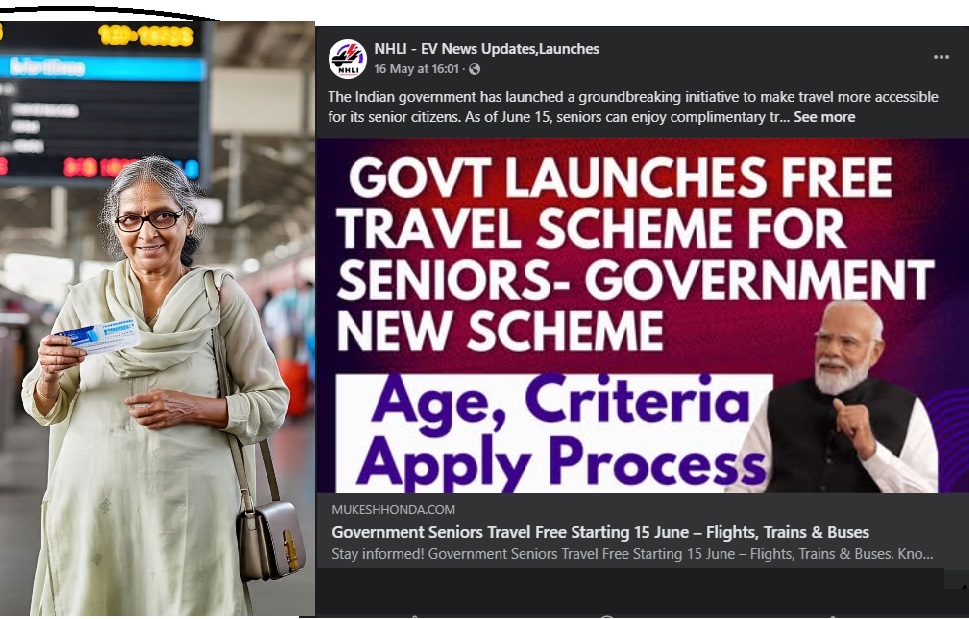 Fact Check Reality of Government Launches Free Travel for Senior Citizens from June 15 Trains Flights  Busse
