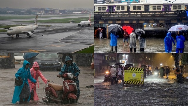 heavy rains in mumbai city and delhi