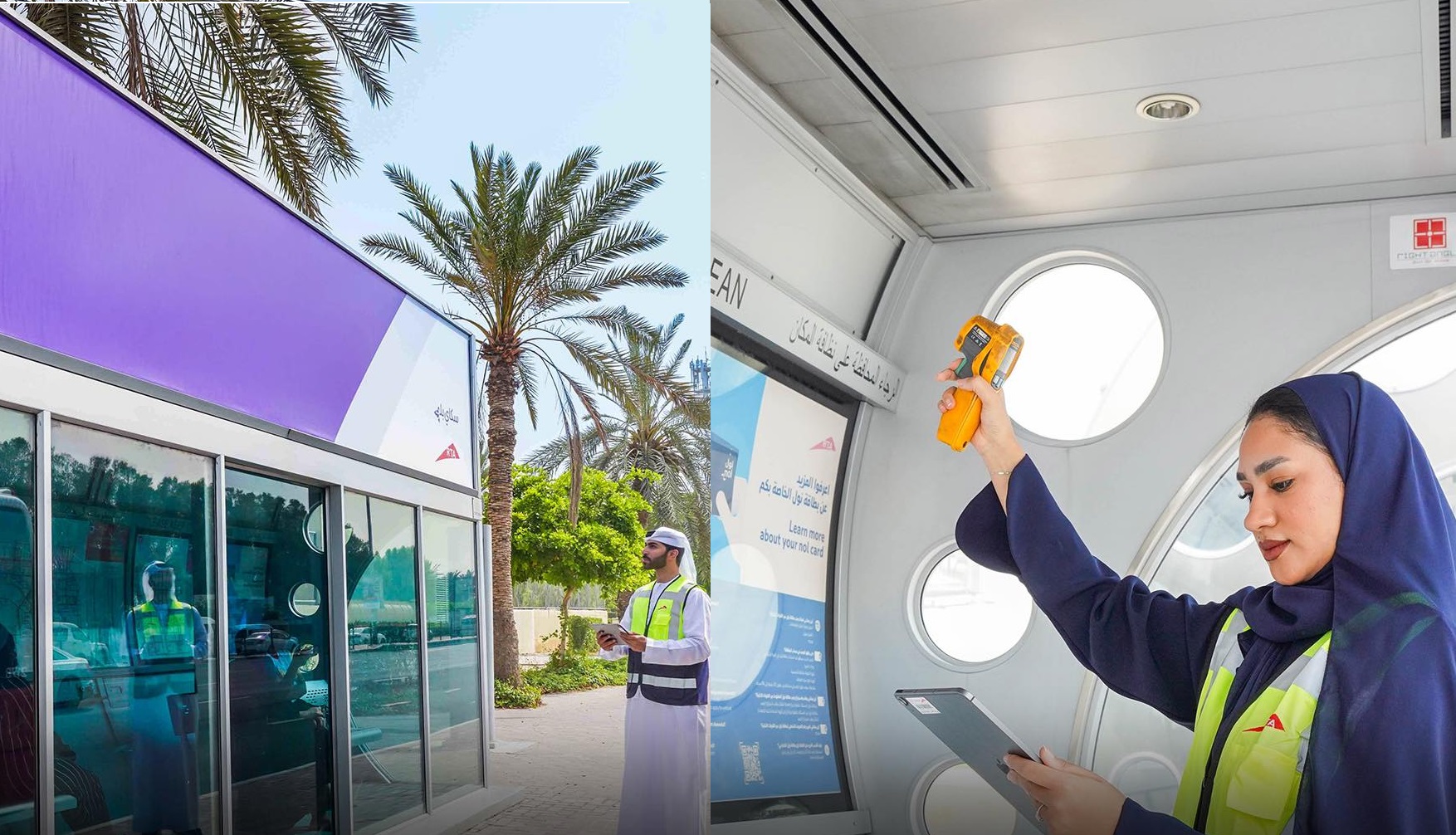 RTA revealed that all 893 AC bus shelters spread across 622 locations in Dubai