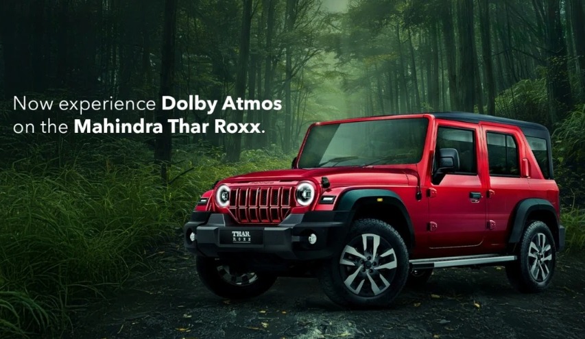 Worlds First Dolby Atmos Debut Mahindra Thar Roxx Audio System Set to Stun