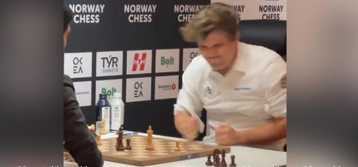 D Gukesh Stuns Magnus Carlsen in Norway Open Rare Defeat for World No1