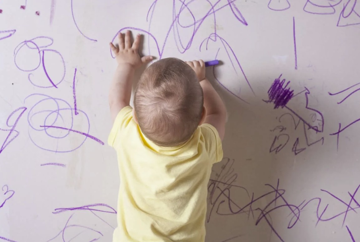 Kids Ruining the Walls with Crayons and Colors Try This Simple Trick to Make Them Look New Again