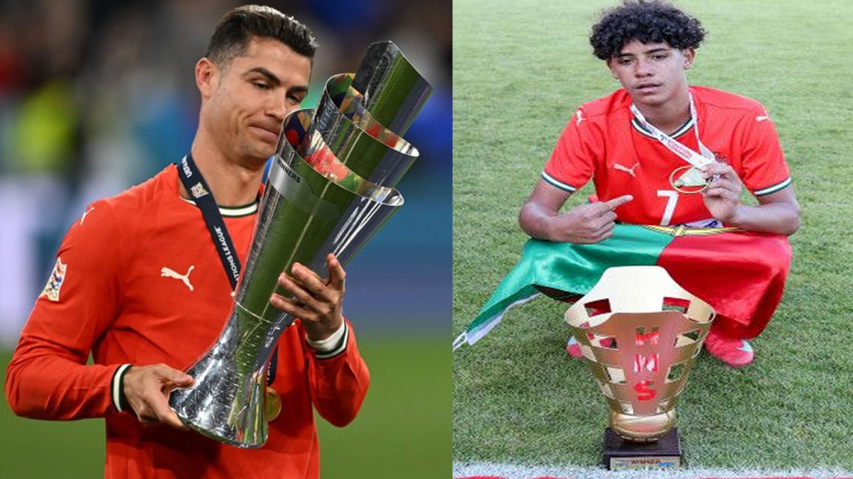 Portugal wins two titles in a single year Ronaldo Junior and Senior shock