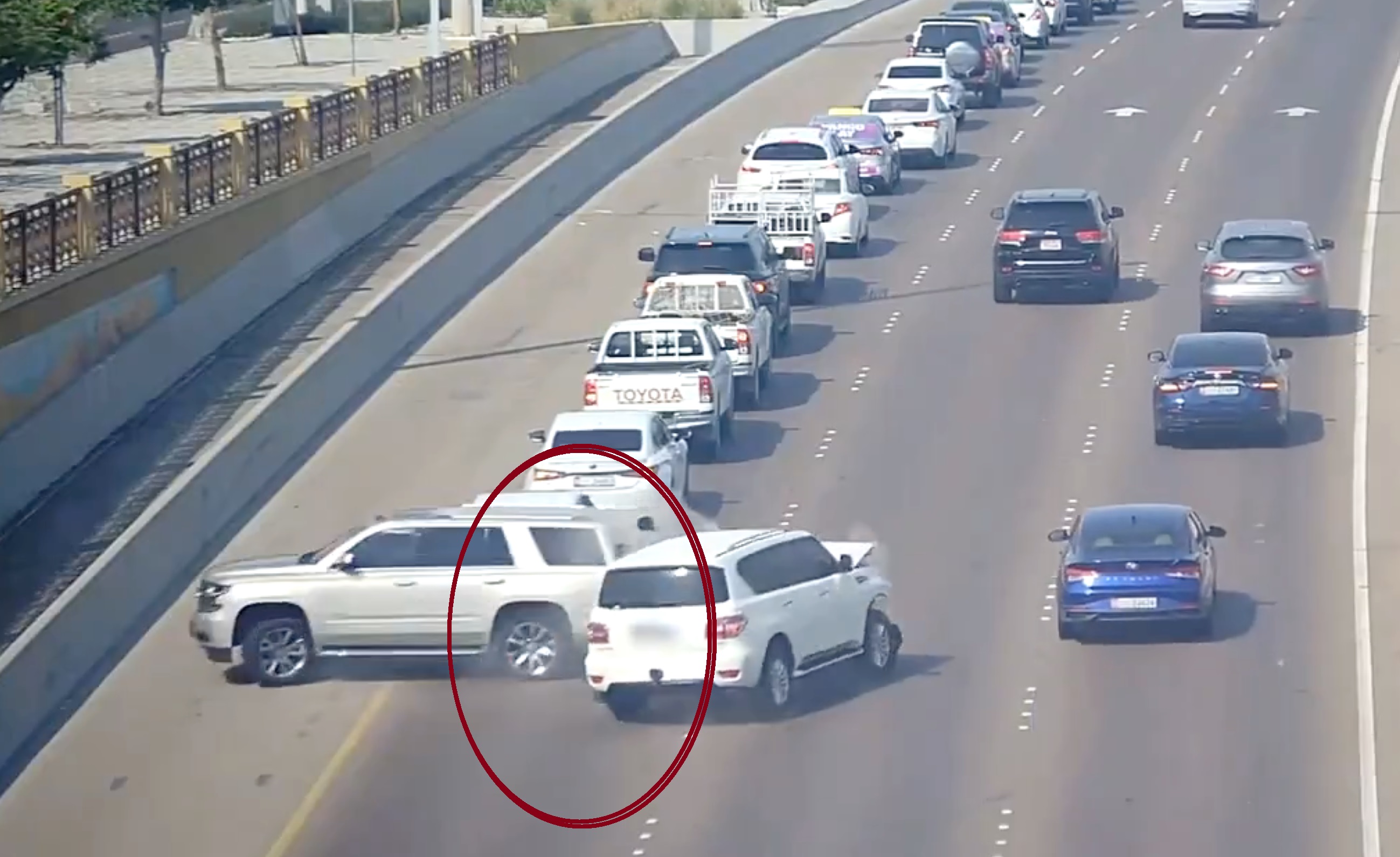 Abu Dhabi Police urge motorists to stay focused to avoid serious accidents and share accident videos