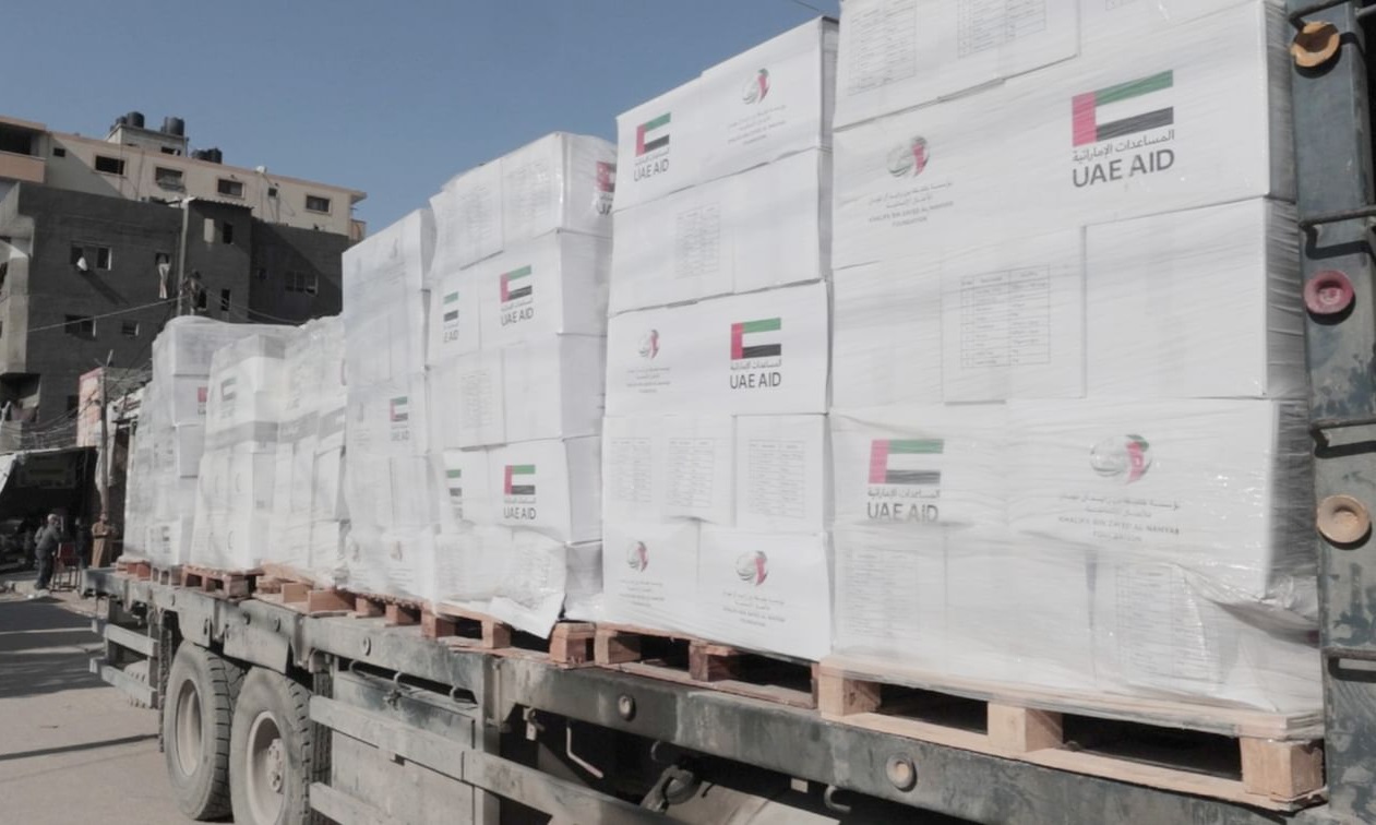 Operation Chivalrous Knight 3 13 more UAE aid trucks arrive in Gaza