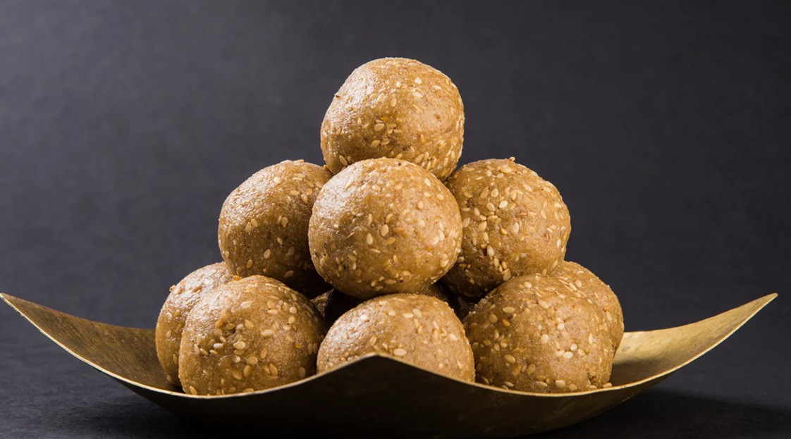 3-Ingredient Healthy Aval Laddu Poha Coconut Jaggery Laddu
