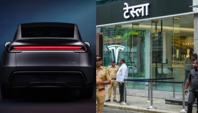 Tesla Opens First Mumbai Showroom with Model Y SUV 0-100 kmh in 6 Seconds