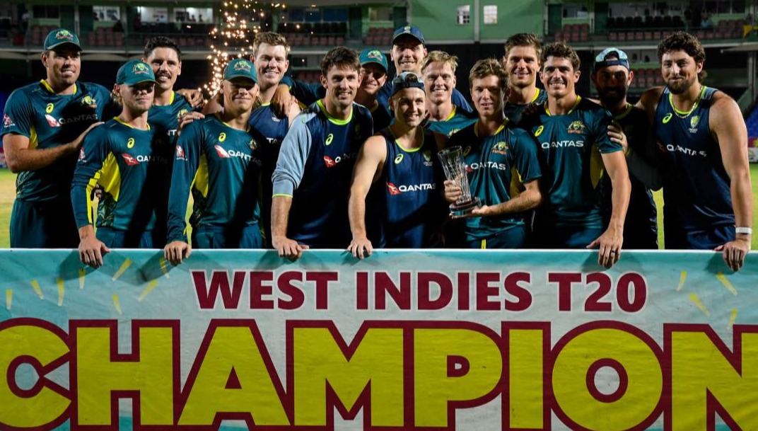 Australia swept the five-match T20I series against the West Indies and create a historical record 