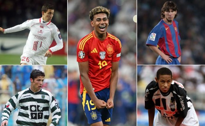 hazard snubs cristiano neymar yamal names messi as only better dribbler