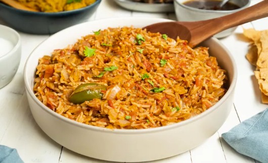 Tomato Rice  Quick Easy  Full of Flavor
