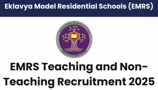 national education society for tribal students non teaching staff recruitment  qualification degree 1620 vacancies
